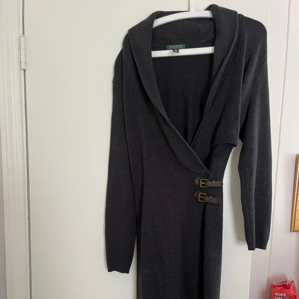 Ralph Lauren knit wrap dress large